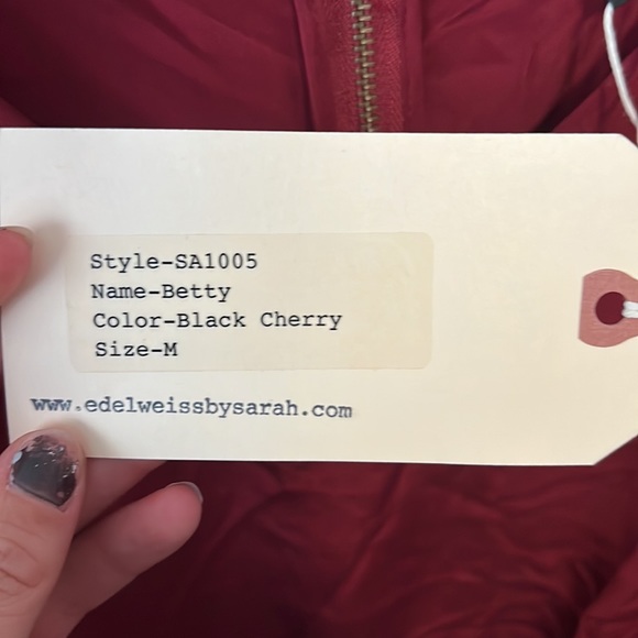 Edelweiss by Sarah 100% silk dress - Picture 3 of 7